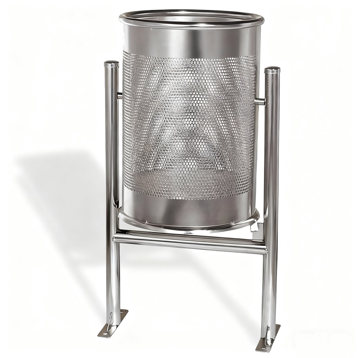 Steel Plate Waste Bin HS-DS002,waste bin